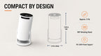 BEAMVADO 180° Rotating Smart Mini Projector – Portable Home Theater with Wireless & HDMI Connectivity